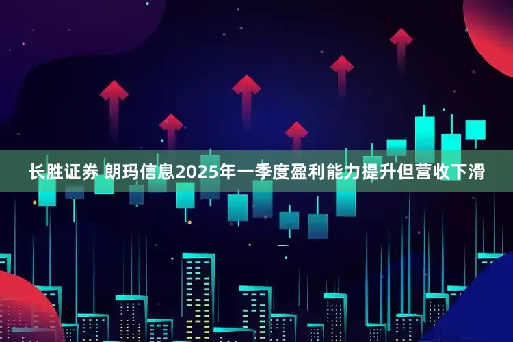 长胜证券 朗玛信息2025年一季度盈利能力提升但营收下滑