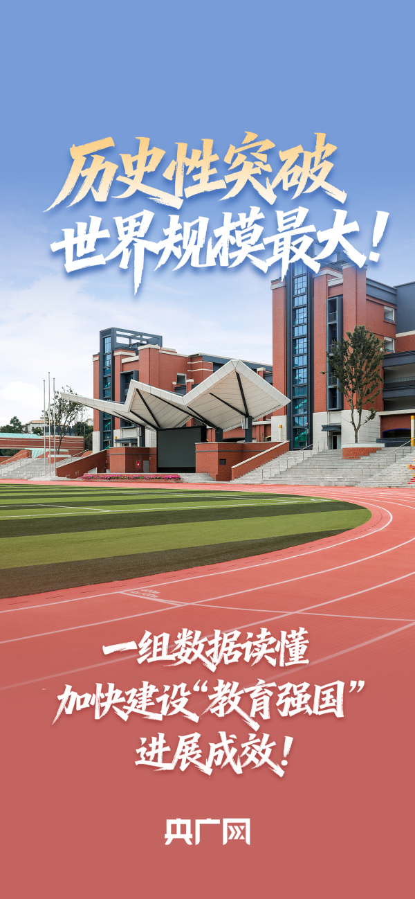 中融证券 数读“十四五”答卷｜历史性突破、世界规模最大！一组数据读懂加快建设“教育强国”进展成效！